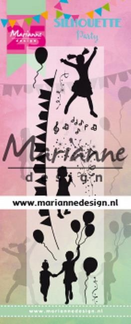 Marianne Design Stämplar Silhouettes Party CS1038