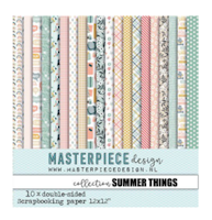 Masterpiece Pappersblock Summer Things 12x12"