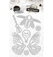 Studio Light Dies Vintage Teasures nr. 264 Mecanic Organic