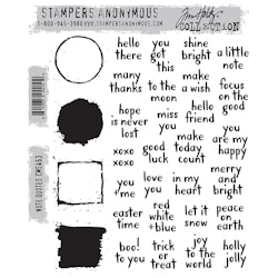 Tim Holtz Stamps Note Quotes CMS463