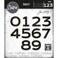 Tim Holtz Sizzix Dies Countdown 665367