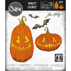 Tim Holtz Sizzix Dies Pumkin Patch Colorize 665556
