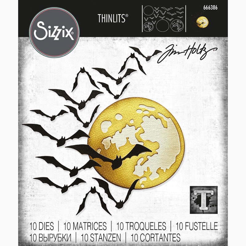 Tim Holtz Sizzix Dies Moonlight 666386
