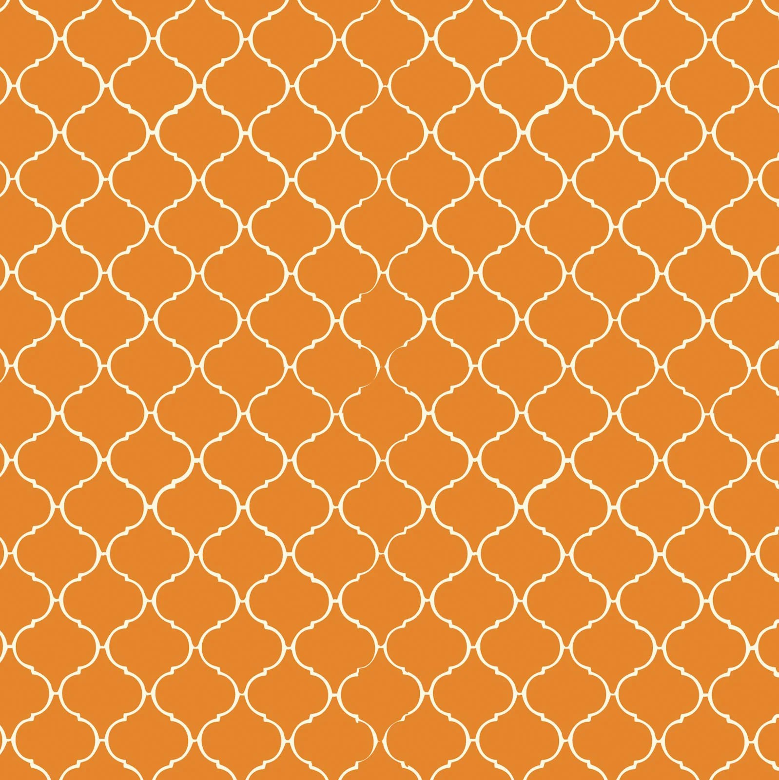 Canvas Corp Orange Ivory Tile 12x12" Mönsterpapper