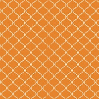 Canvas Corp Orange Ivory Tile 12x12" Mönsterpapper