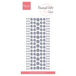 Marianne Design Enamel dots Silver glitter