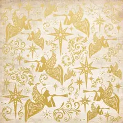 Kaisercraft Paper Foil Holy Night 12x12" Mönsterpapper