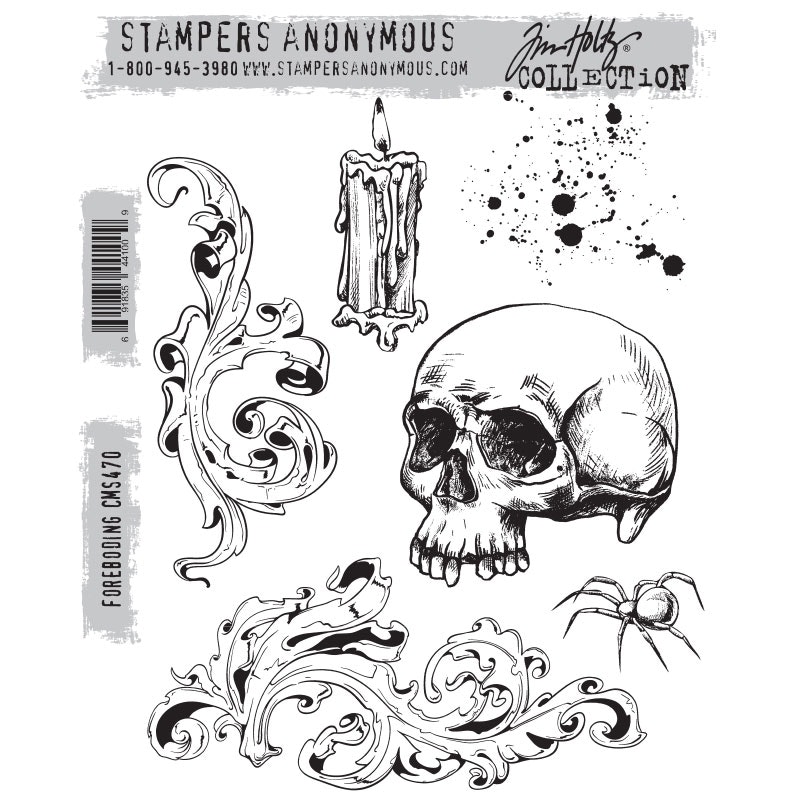 Tim Holtz Stamps Foreboding CMS470