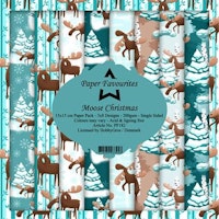 Paper Favourites Moose Christmas 6x6" Pappersblock