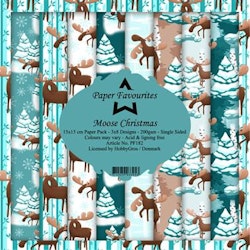 Paper Favourites Moose Christmas 6x6" Pappersblock