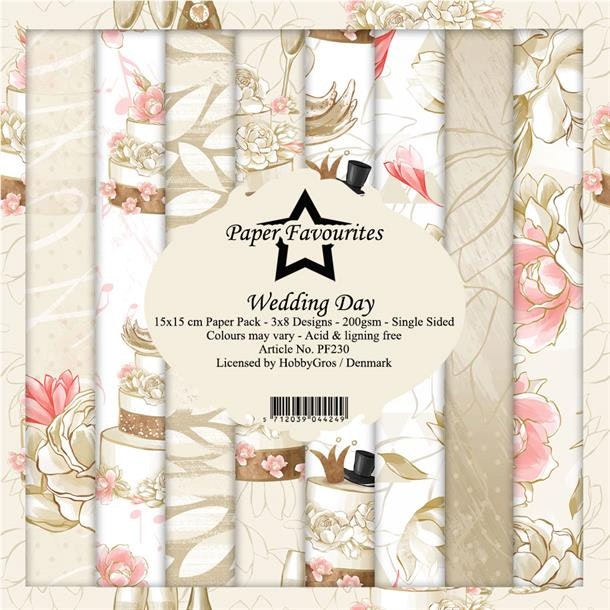 Paper Favourites -Wedding Day 6x6" Pappersblock