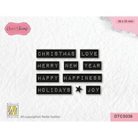 Nellie Snellen Clear Stamp Christmas Love