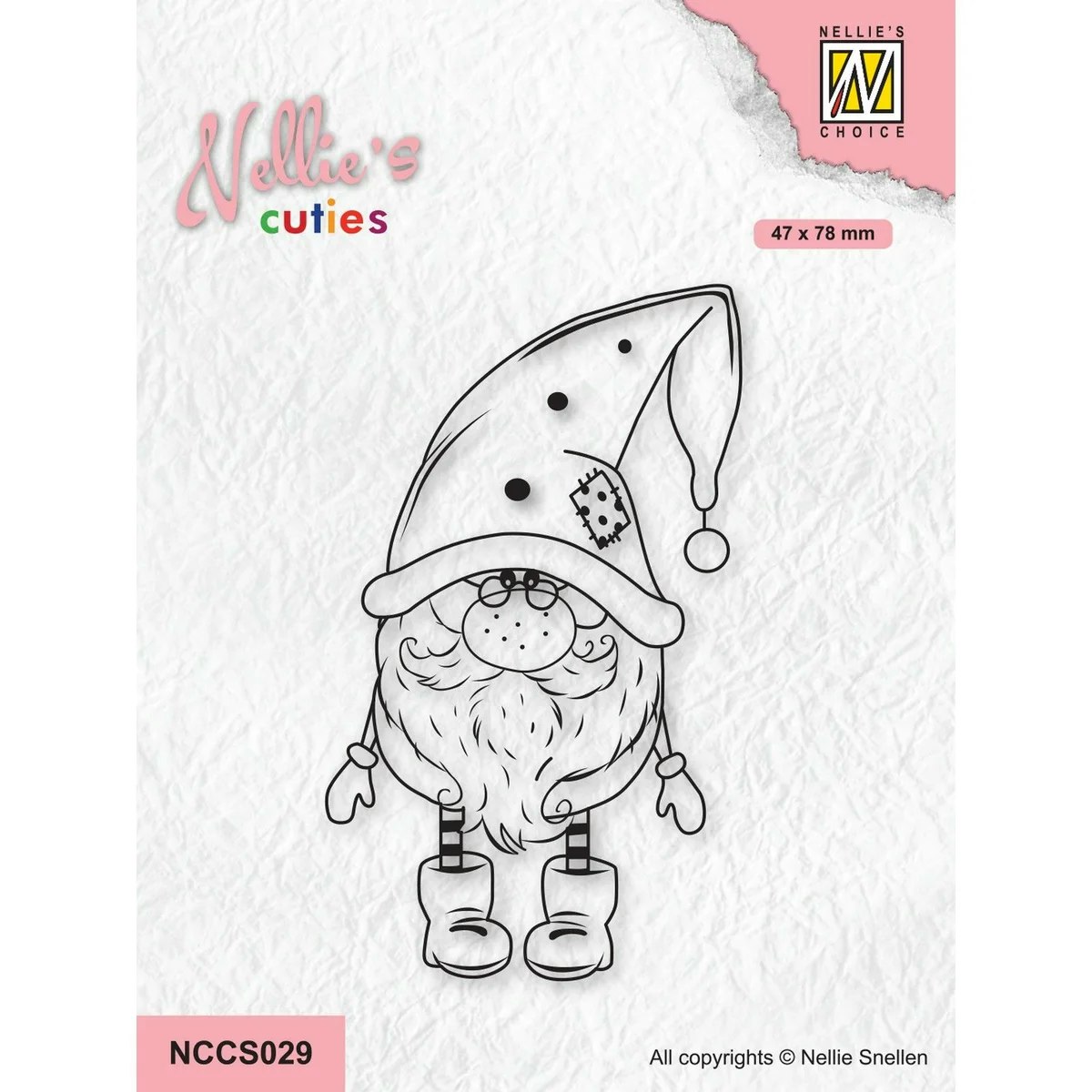 Nellie´s Choice Clear Stamps Christmas Gnome