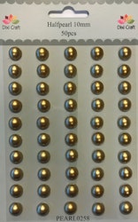 Dixi Craft Halvpärlor Guld 10mm