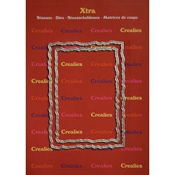 Crealies die ATC Rough edges and stiche