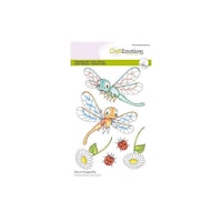 CraftEmotions clearstamps Daryl Dragonfly 130501-2720
