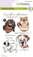 CraftEmotions clearstamps Dogs 1 130501-1581