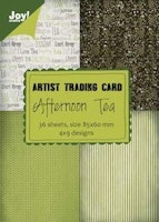 Joy Craft ATC paper pad Afternoon Tea 6011/0406