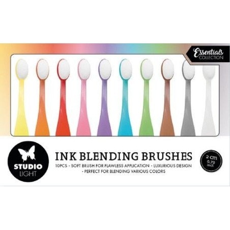Studio Light Blending Brushes 10 st, 2 cm 0,79 inch