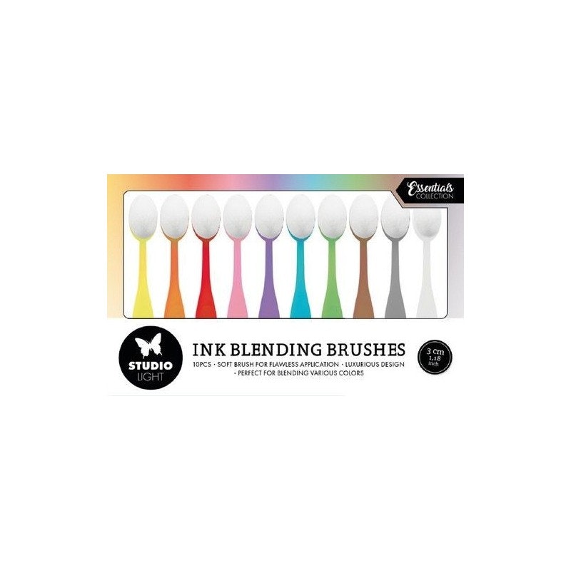 Studio Light Blending Brushes 10 st, 3 cm 1,18 inch
