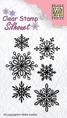 Nellie´s Choice Silhouet Clear Stamps Snowflakes