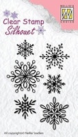 Nellie´s Choice Silhouet Clear Stamps Snowflakes