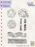 Nellies Choice Clearstamp - Texture - Post TXCS020
