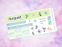 Hobonichi Weeks - August monthly