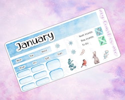 Hobonichi Weeks - January monthly