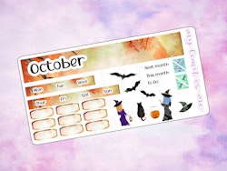 Hobonichi Weeks - October  monthly