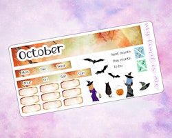 Hobonichi Weeks - October  monthly