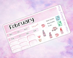 Hobonichi Weeks - February monthly