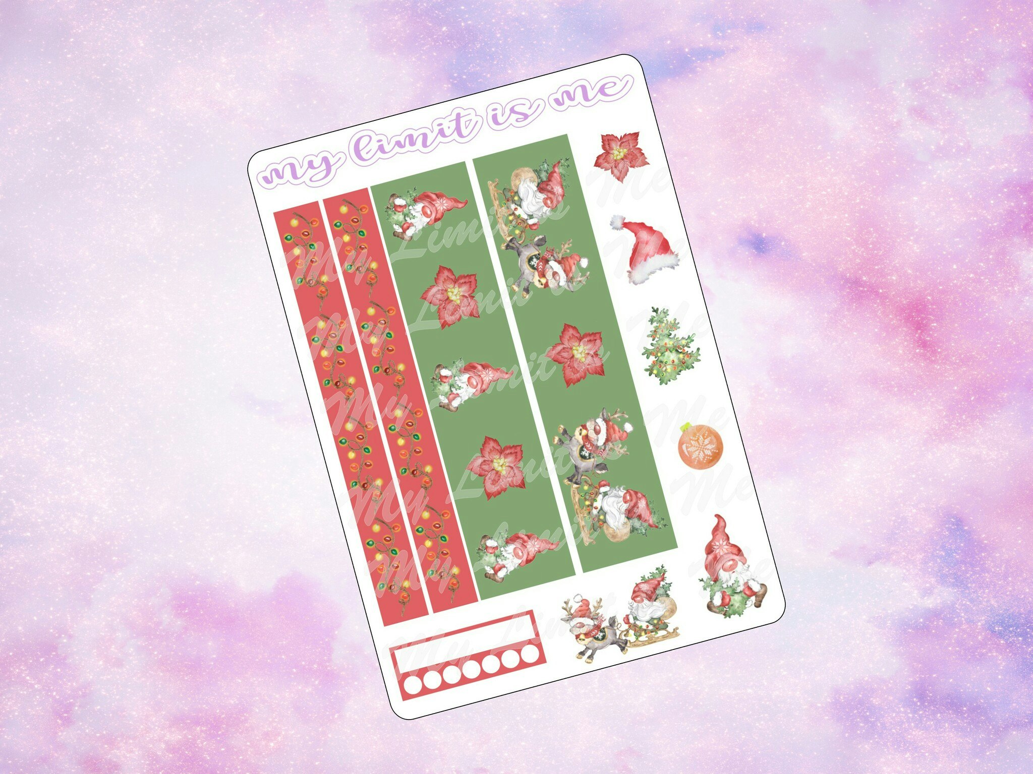 Hobonichi Weeks - Christmas Gnomes and Rudolph