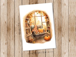 Cozy Fall space - Art print