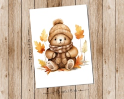 Fall Bear - Art print