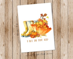 Fall in the Air - Art print
