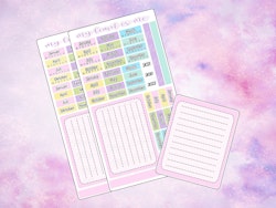 Hobonichi Weeks - 2024 Yearly overview