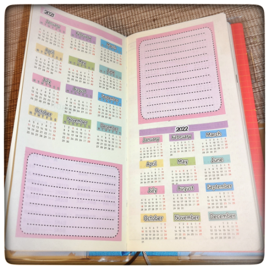 Hobonichi Weeks - 2024 Yearly overview
