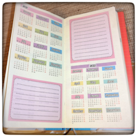 Hobonichi Weeks - 2025 Yearly overview