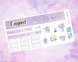 Hobonichi Weeks - August Lavender
