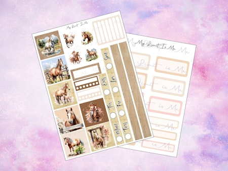 Hobonichi Cousin - Horses