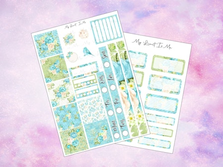 Hobonichi Cousin - Blue Roses