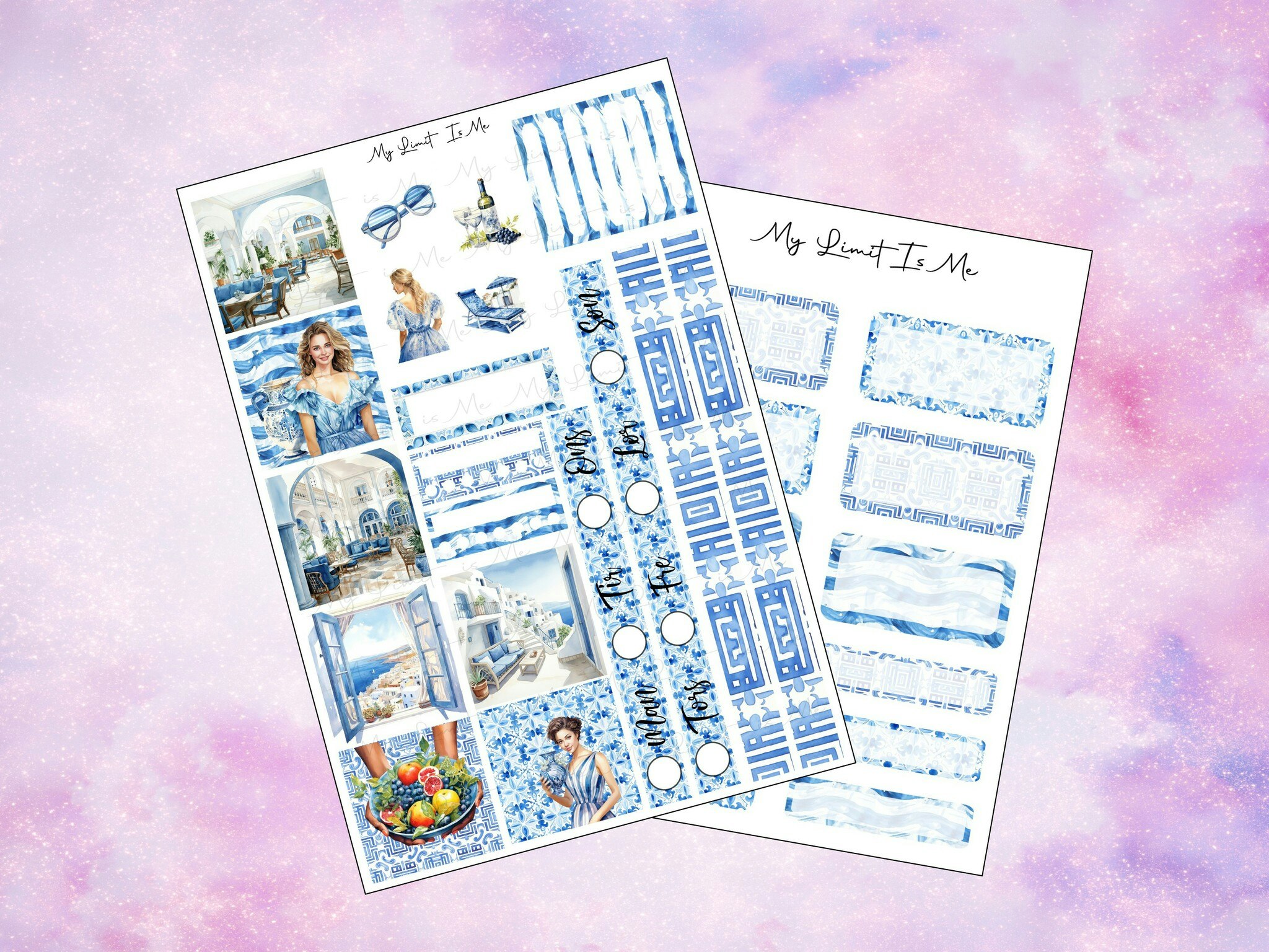 Hobonichi Cousin - Santorini