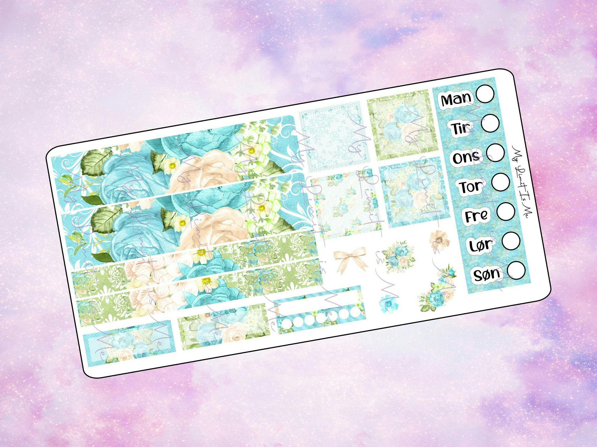 Hobonichi Weeks - Blue Roses