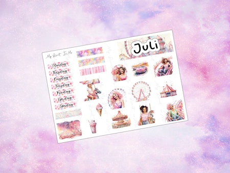 Bullet Journal monthly - July