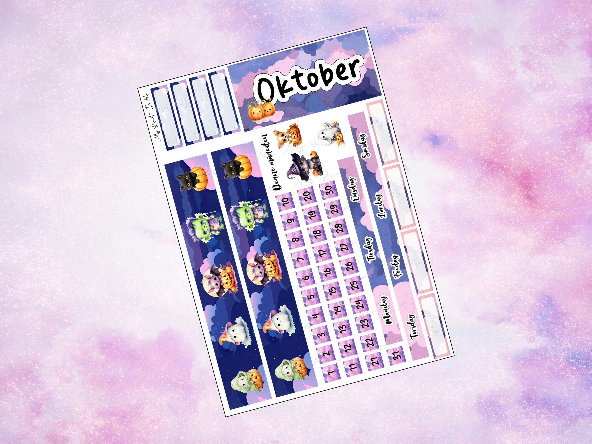 Hobonichi Cousin - October Halloween