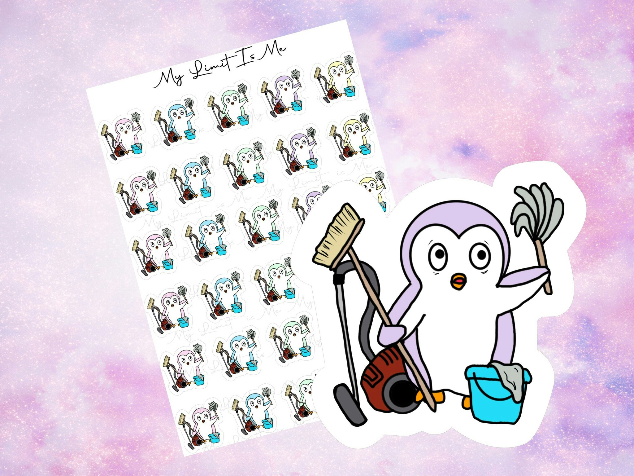 Crazy Cleaning penguins ♥