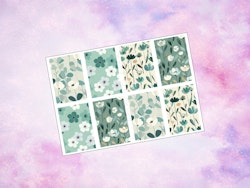 Happy Planner - HP1001 - Teal Flowers
