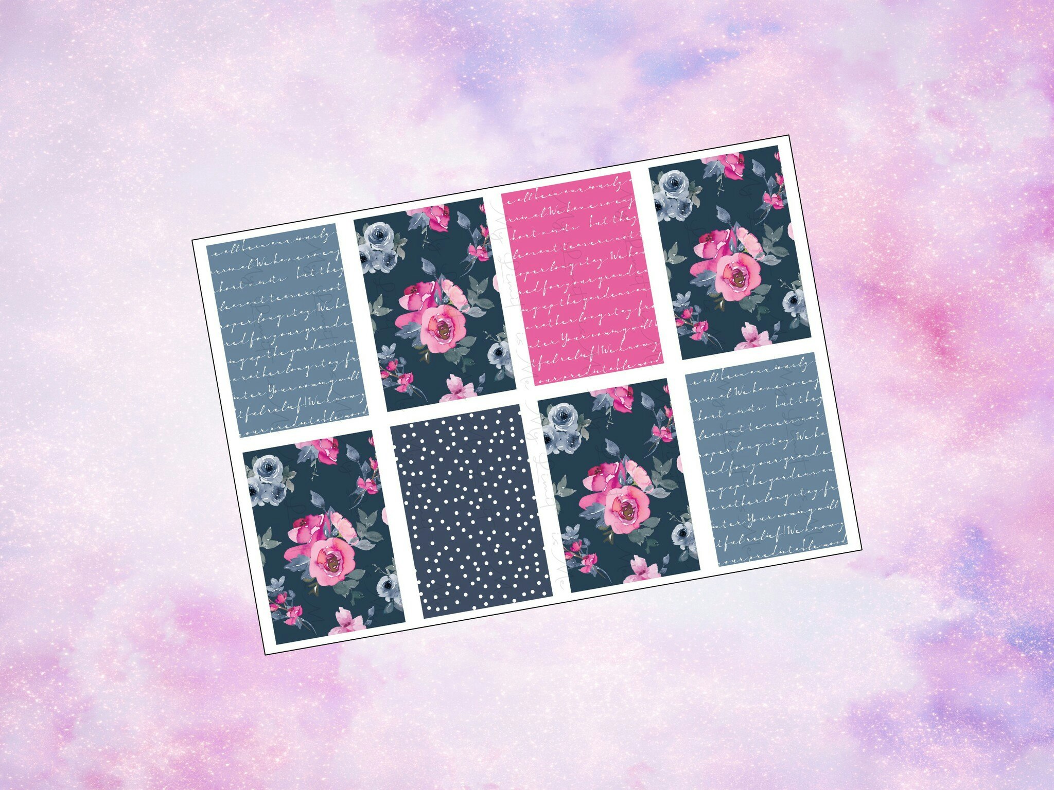 Happy Planner - HP1004 - Pink and Blue