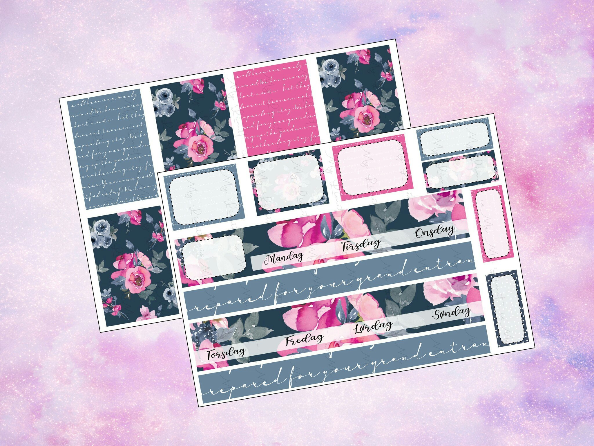 Happy Planner - HP1004 - Pink and Blue